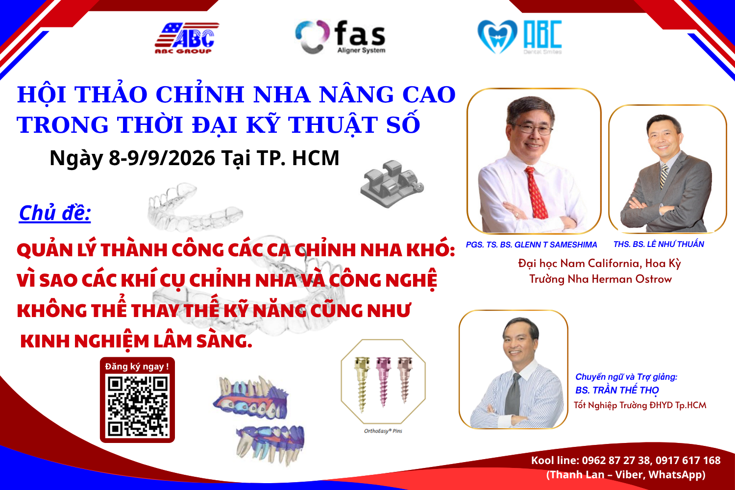 HỘI THẢO CHỈNH NHA NÂNG CAO 2026